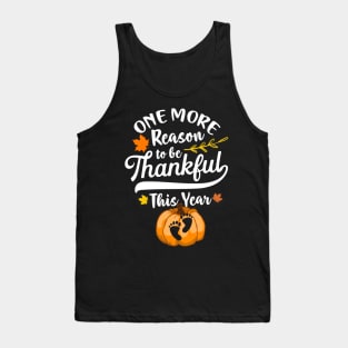 Thanksgiving Pregnancy Design for a Pregnant Falls Lover Tank Top